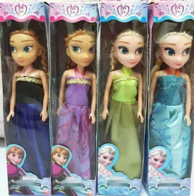 1pcs 2016 Baby Dolls Snow Queen Princess Anna Elsa Dolls Mini Elsa Doll Kids Toys carttoon dolls children gift Girls birthday