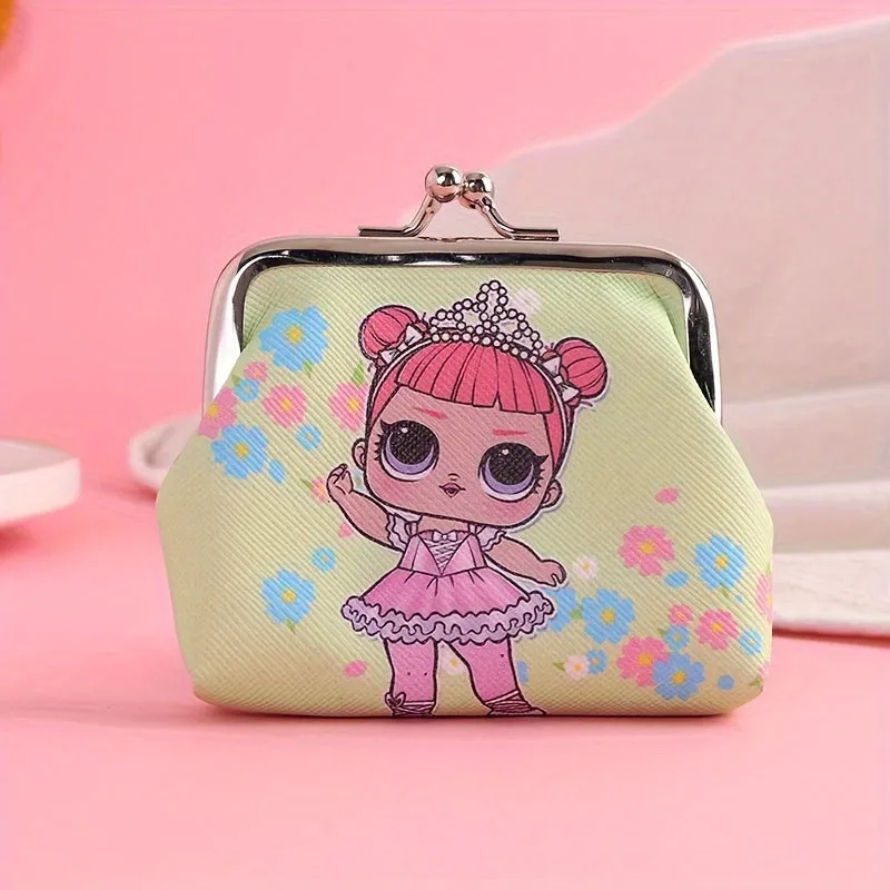 Adorable Cartoon Girl Coin Purse  Perfect Birthday Gift