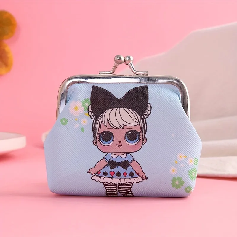 Adorable Cartoon Girl Coin Purse  Perfect Birthday Gift