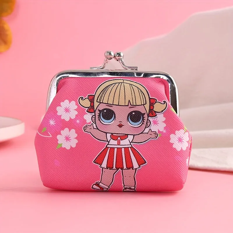 Adorable Cartoon Girl Coin Purse  Perfect Birthday Gift