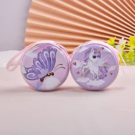 Adorable Unicorn Coin Purse for Girls with Earphone Storage