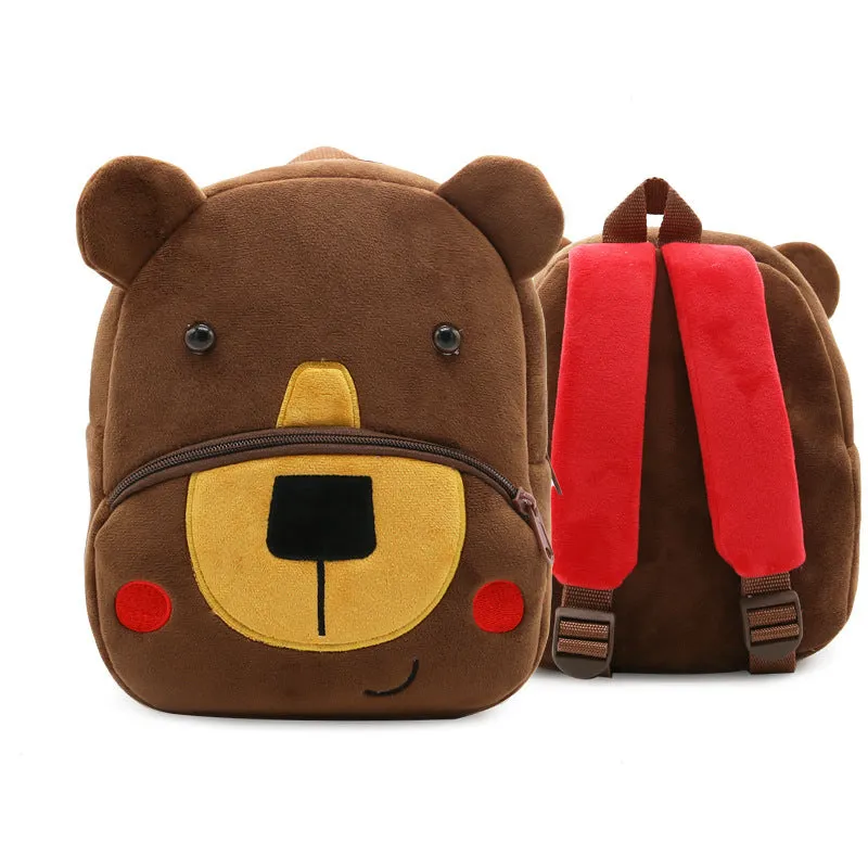 Adorable Zoo Series Plush Backpack for Kids  Perfect Gift