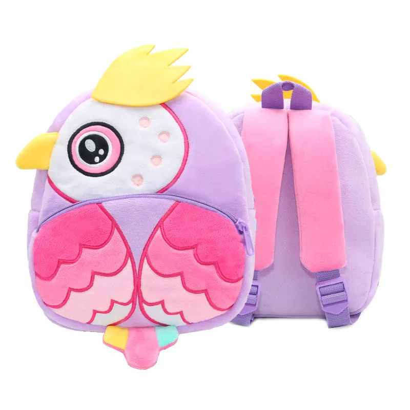 Adorable Zoo Series Plush Backpack for Kids  Perfect Gift