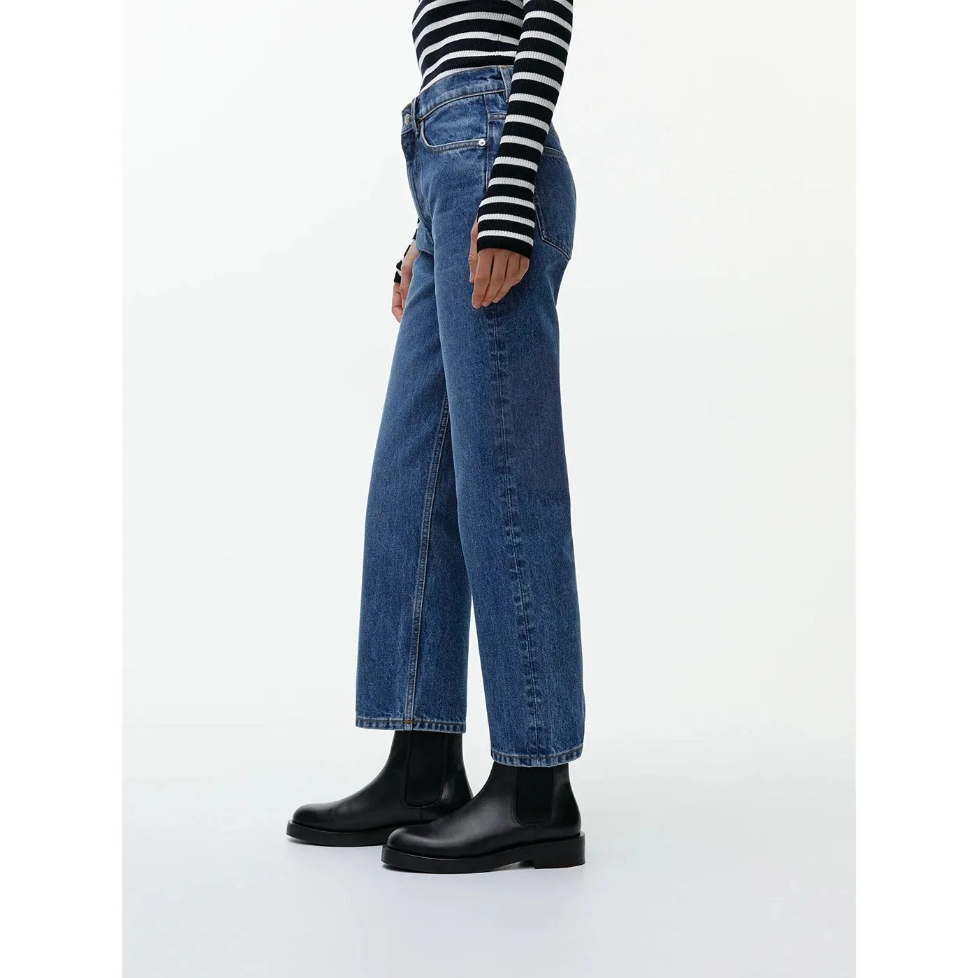 AKT Mom Straight Jeans