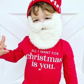 All I Want For Christmas Is You - Child LONG SLEEVE Tee