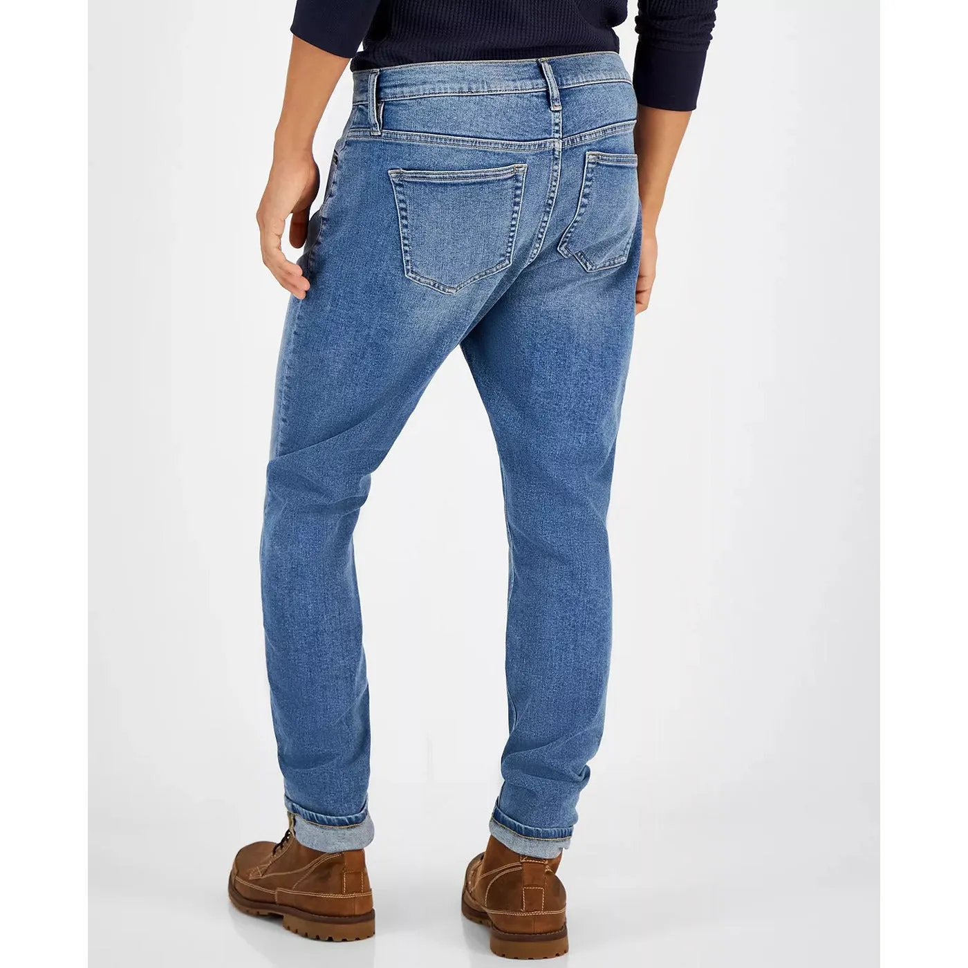 Athletic Blue Slim-Fit Jeans