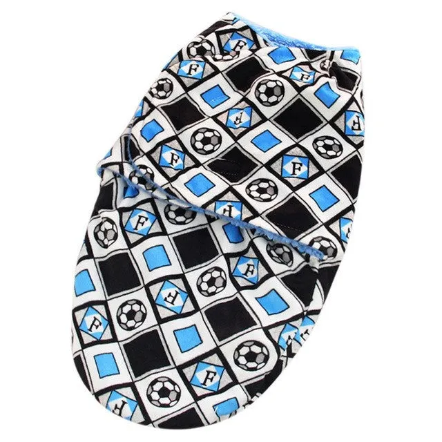 Baby Swaddle Wrap Flannel Envelopes For Newborns Soft Warm Blanket Swaddling Infant Sleepsack Sleeping Bag Swaddleme Bedding V2