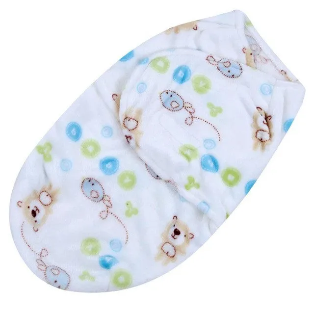 Baby Swaddle Wrap Flannel Envelopes For Newborns Soft Warm Blanket Swaddling Infant Sleepsack Sleeping Bag Swaddleme Bedding V2