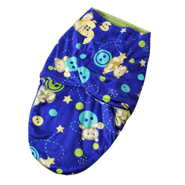 Baby Swaddle Wrap Flannel Envelopes For Newborns Soft Warm Blanket Swaddling Infant Sleepsack Sleeping Bag Swaddleme Bedding V2