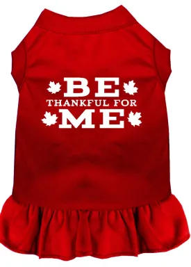 Be Thankful For Me Screen Print Dress Red Xxl (18)