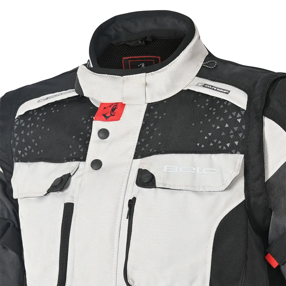 BELA Crossroad Extreme Water Resistant Winter Jacket Men ICE GRAY BLACK