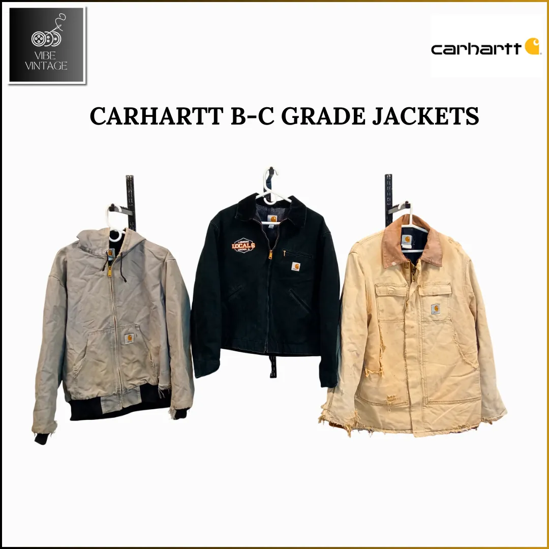 CARHARTT JACKETS B & C GRADE - 10 PCS