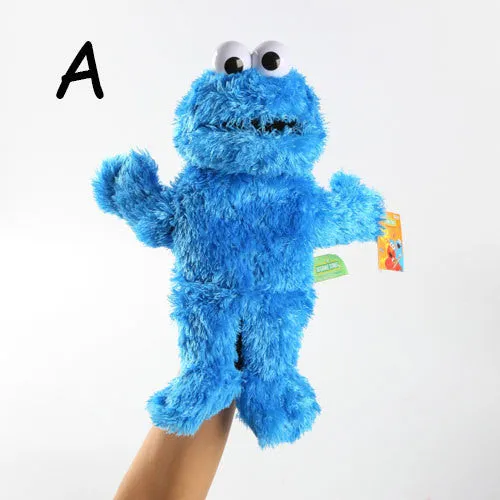 Cartoon Sesame Street Hand Puppet Fantoche Doll Large Puppet Soft Plush Toy For Children Kids