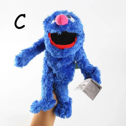 Cartoon Sesame Street Hand Puppet Fantoche Doll Large Puppet Soft Plush Toy For Children Kids