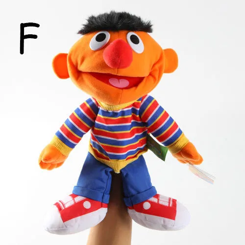 Cartoon Sesame Street Hand Puppet Fantoche Doll Large Puppet Soft Plush Toy For Children Kids