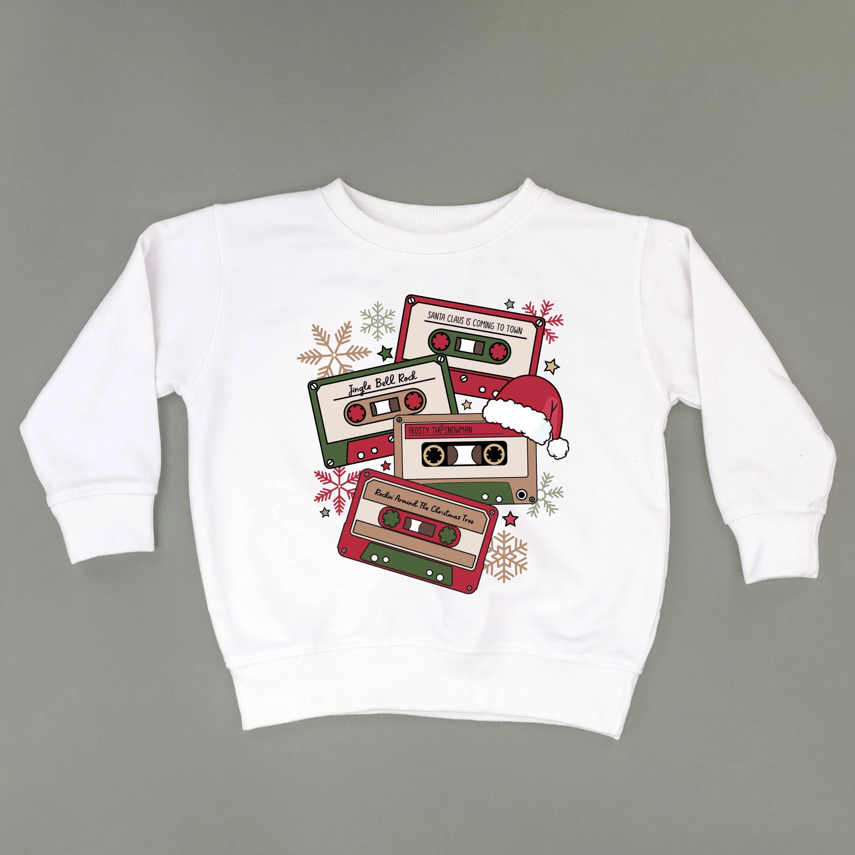 Christmas Cassette Tapes - Child Sweater