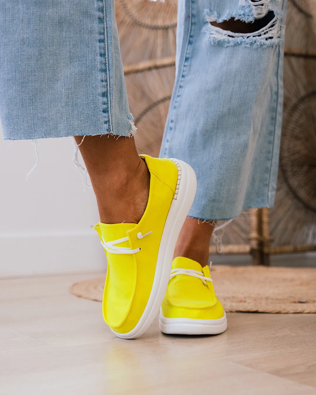 Corkys Kayak 2 Slip On - Neon Yellow FINAL SALE