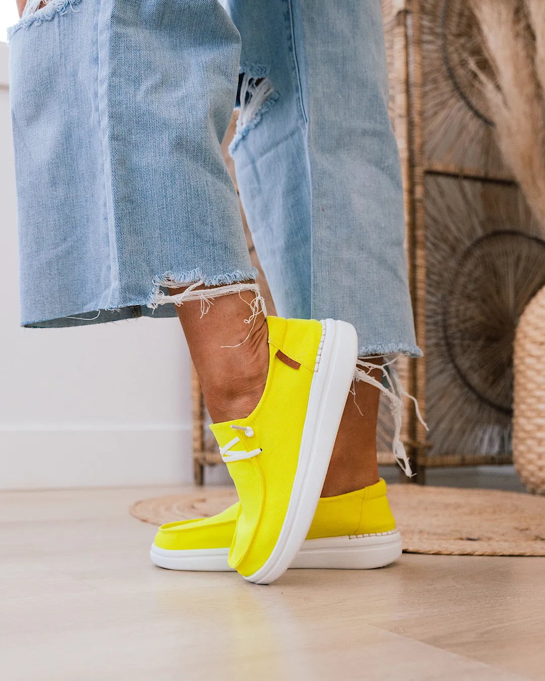 Corkys Kayak 2 Slip On - Neon Yellow FINAL SALE