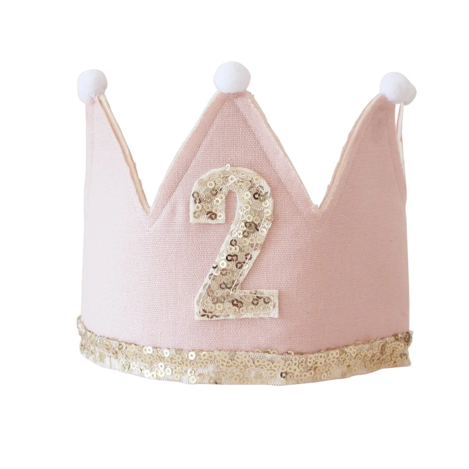 Crown 2nd Birthday Pink