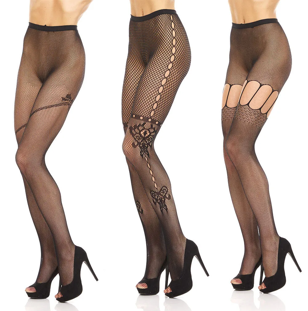 DARESAY Opaque Tights for Women- Women's Opaque Microfiber Tights, Comfy & Silky Pantyhose or Stockings for Women, 3-Pack.