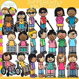 Different Abilities Clip Art