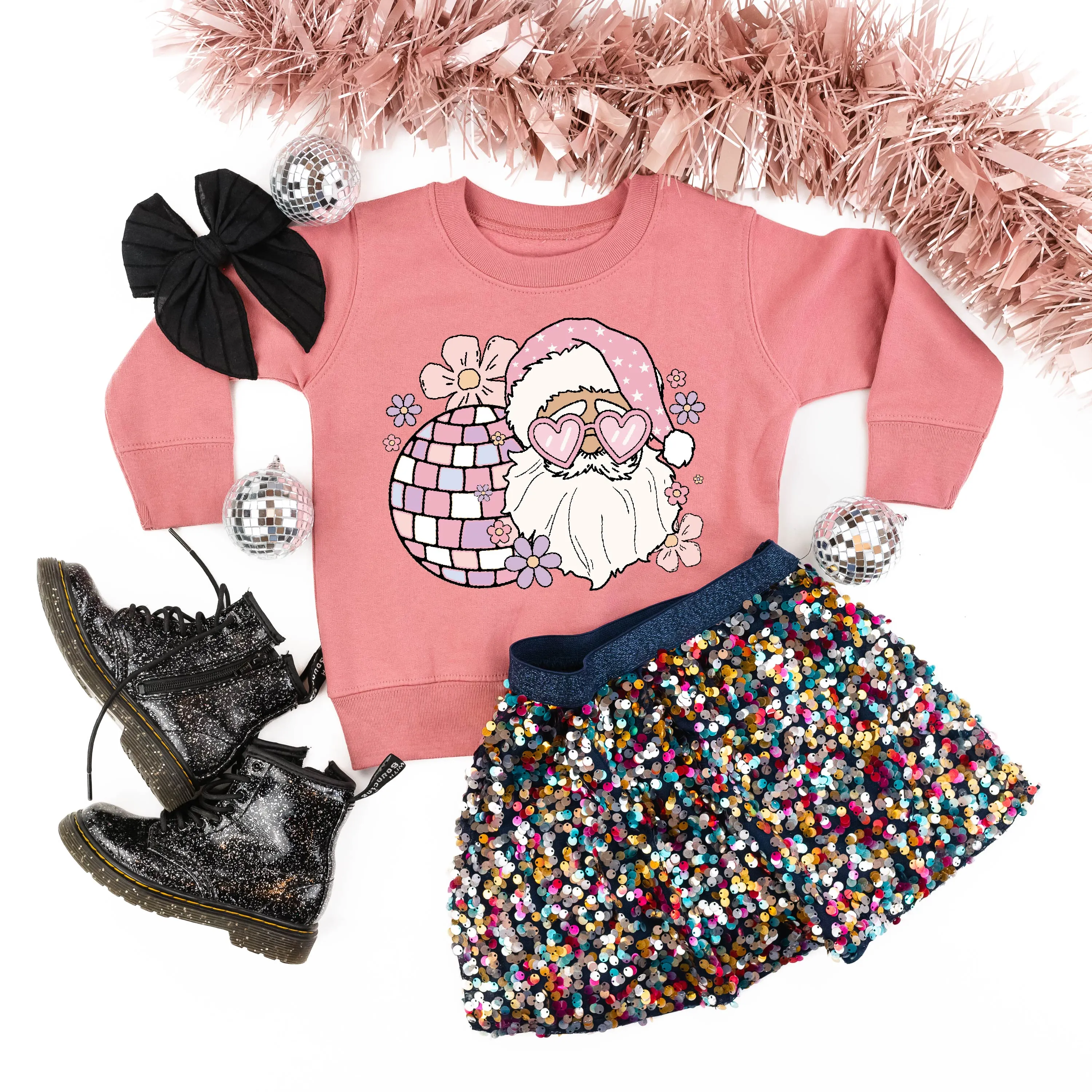 Disco Santa - Child Sweater