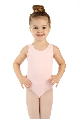 Elowel Kids Girls' Tank Leotard (Size 2-14 Years) Pink