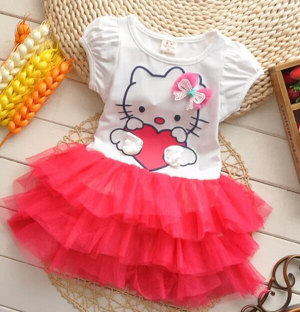 Free shipping 2016 Baby Girls Dress Cute Minnie Long Sleeve Spring Sport Princess Style Party Clothing