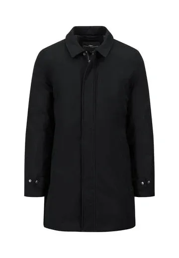 Fynch Hatton Twill Carcoat Black