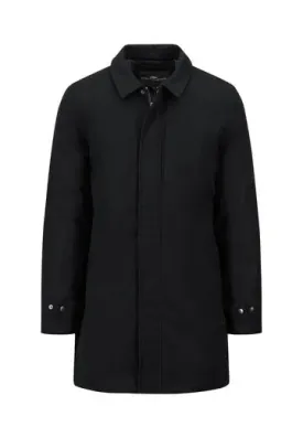 Fynch Hatton Twill Carcoat Black