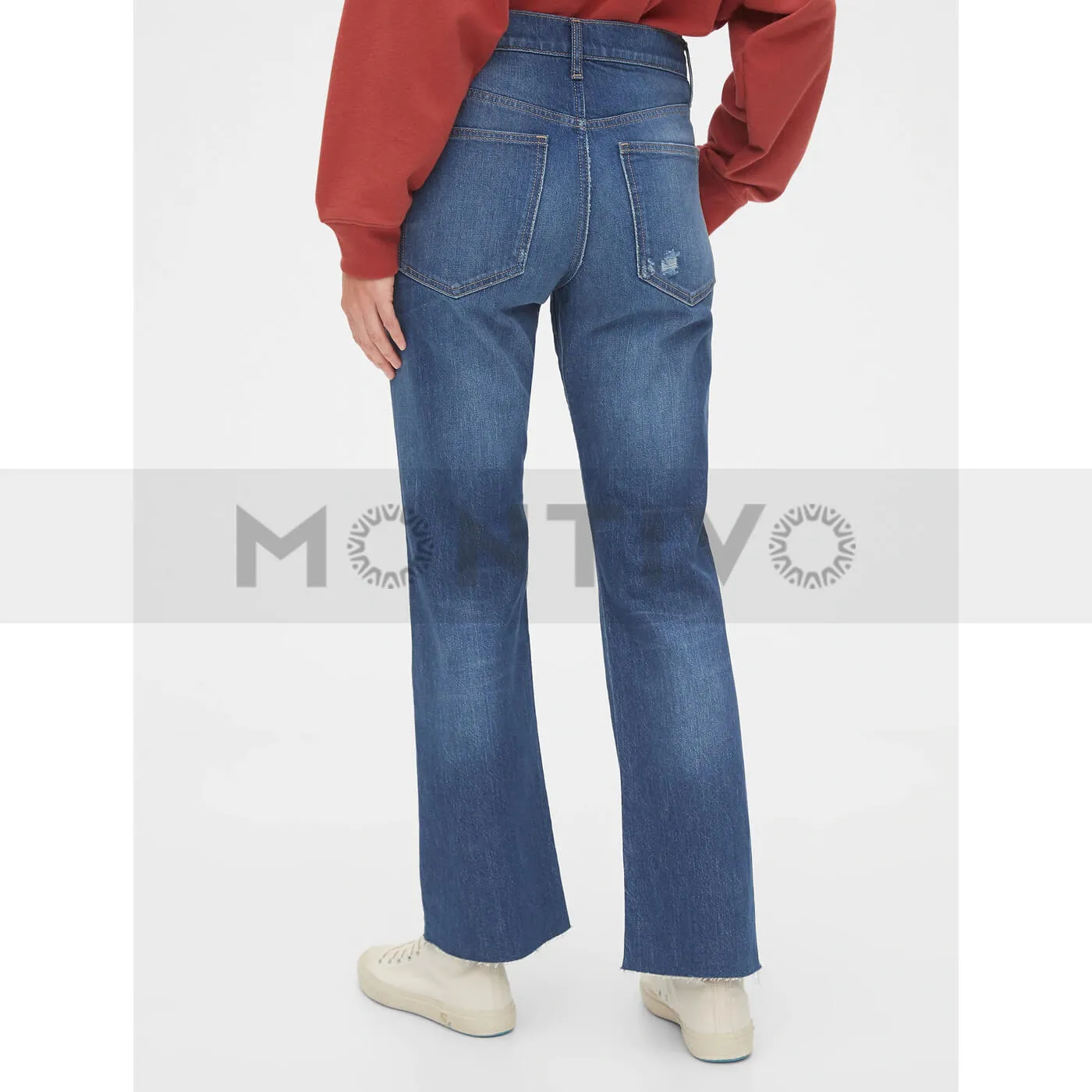 Gap High Ankle Flare Jeans