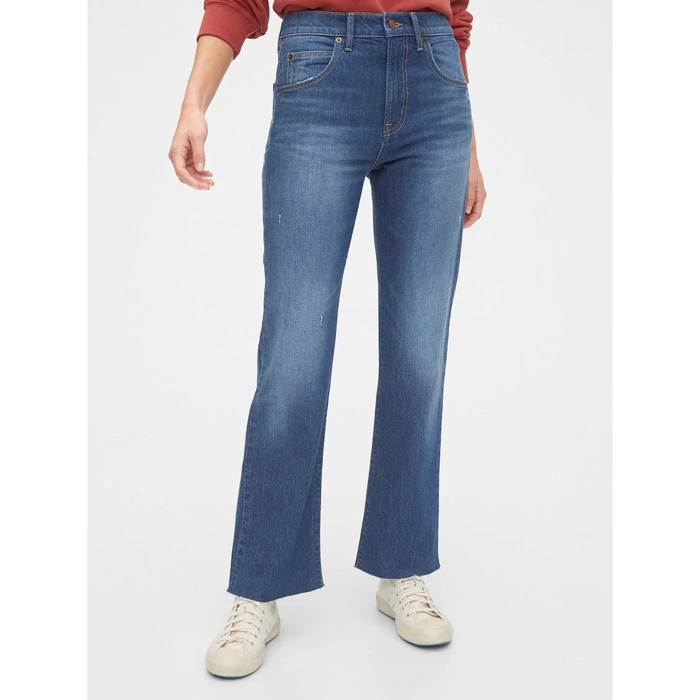 GP High Rise Ankle Flare Jeans