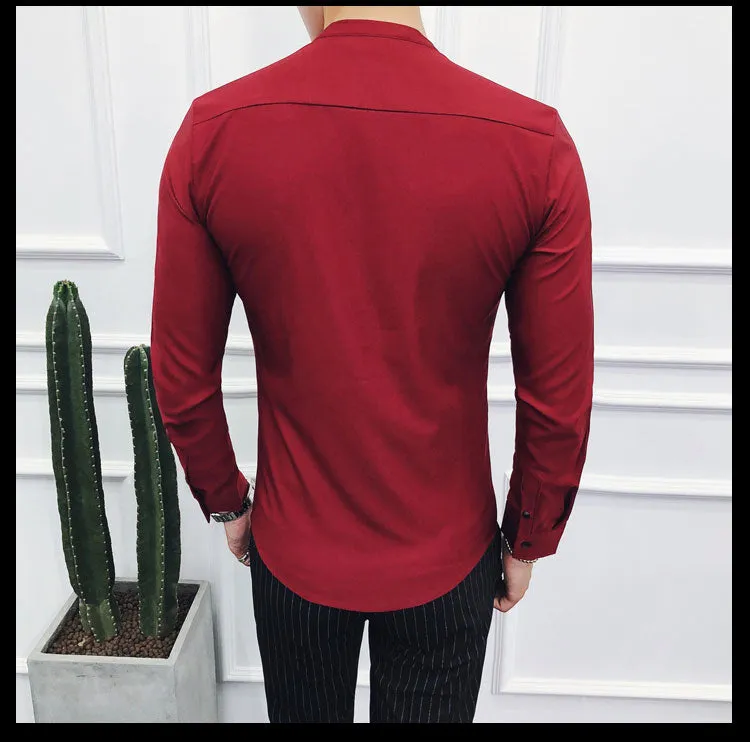 Helisopus Men's Sexy Deep V Neck