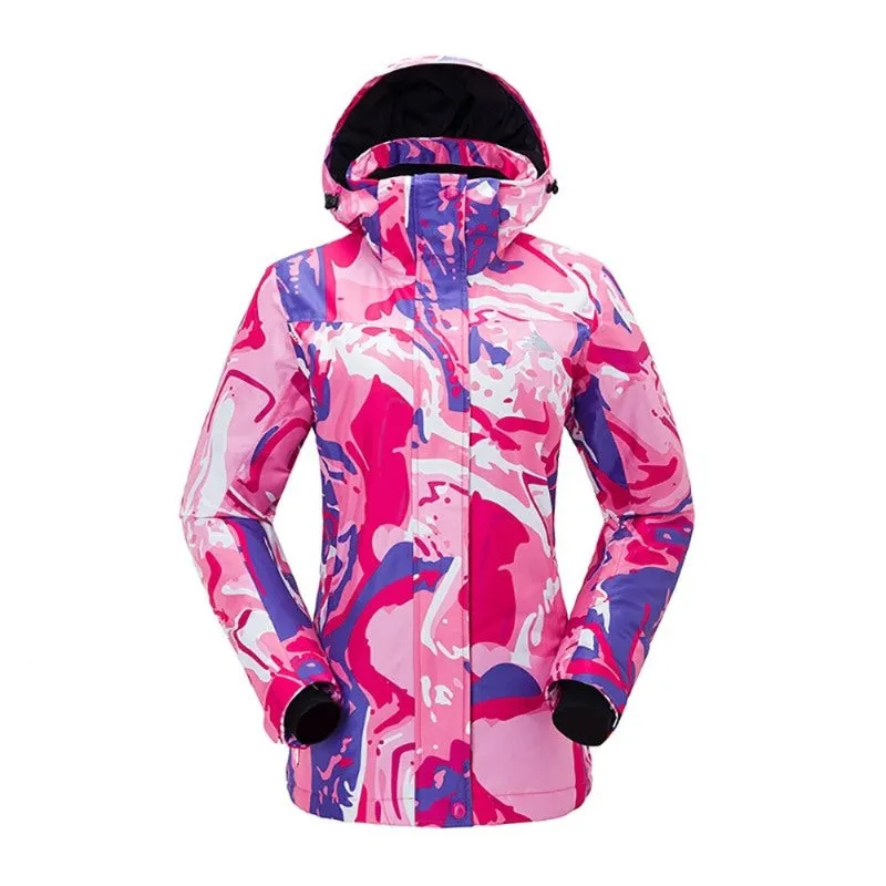 Hiking Camping Windproof Waterproof Ski Jackets For Women