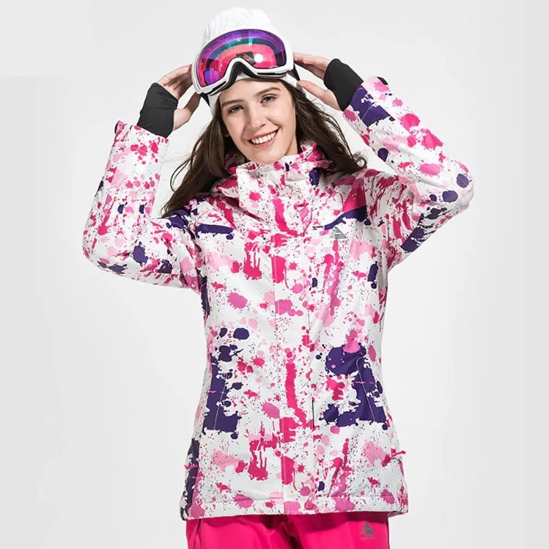 Hiking Camping Windproof Waterproof Ski Jackets For Women