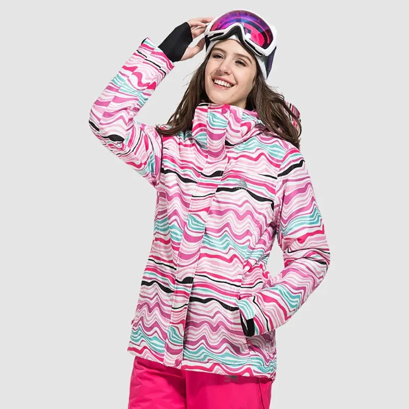 Hiking Camping Windproof Waterproof Ski Jackets For Women