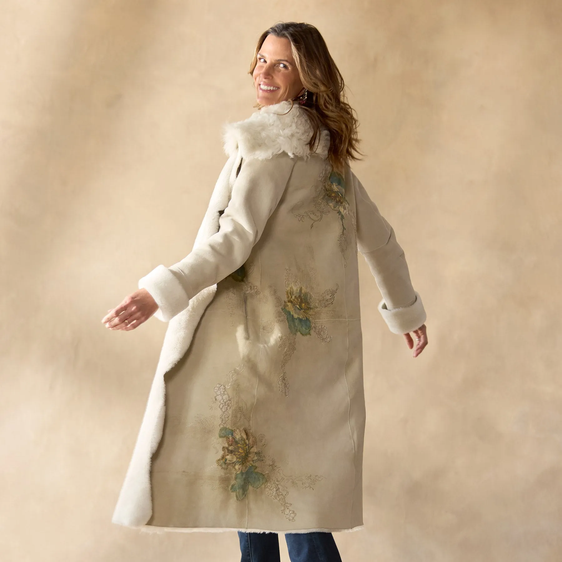 Ice Queen Shearling Coat