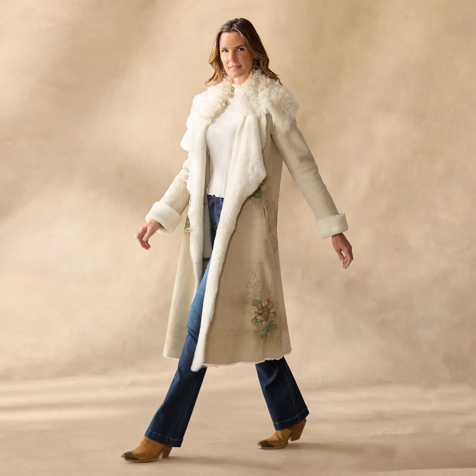 Ice Queen Shearling Coat