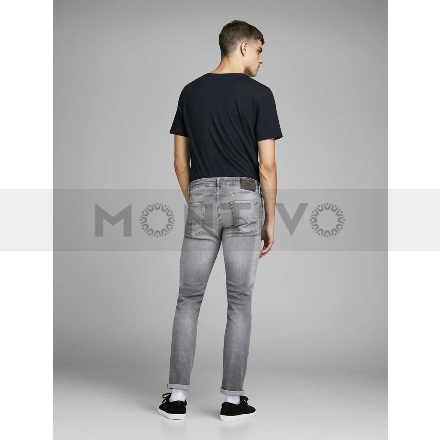 JJ Grey Ripped Slim Fit Jeans