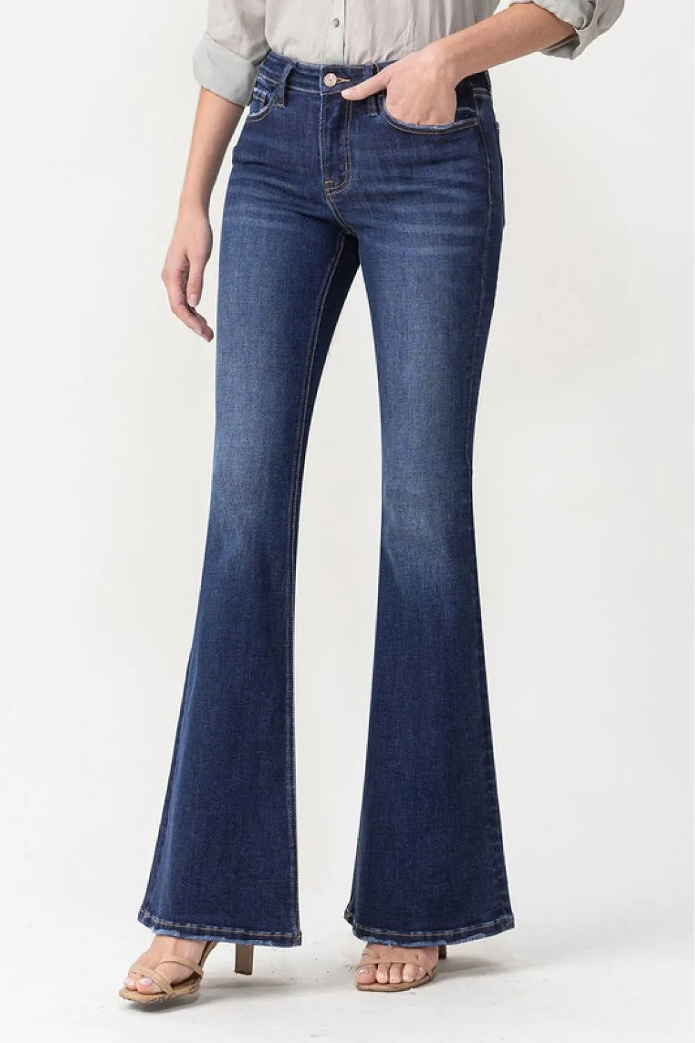 Joanna Midrise Flare Jeans