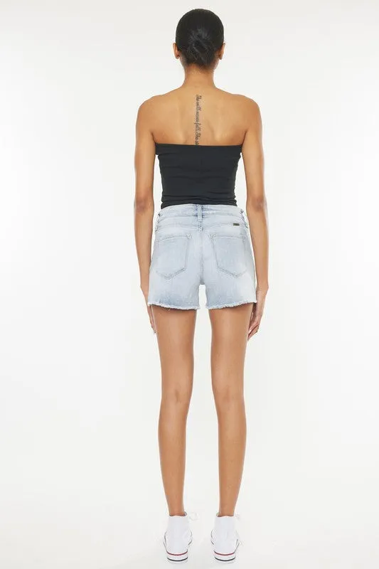 Kayce Light Wash Denim Shorts