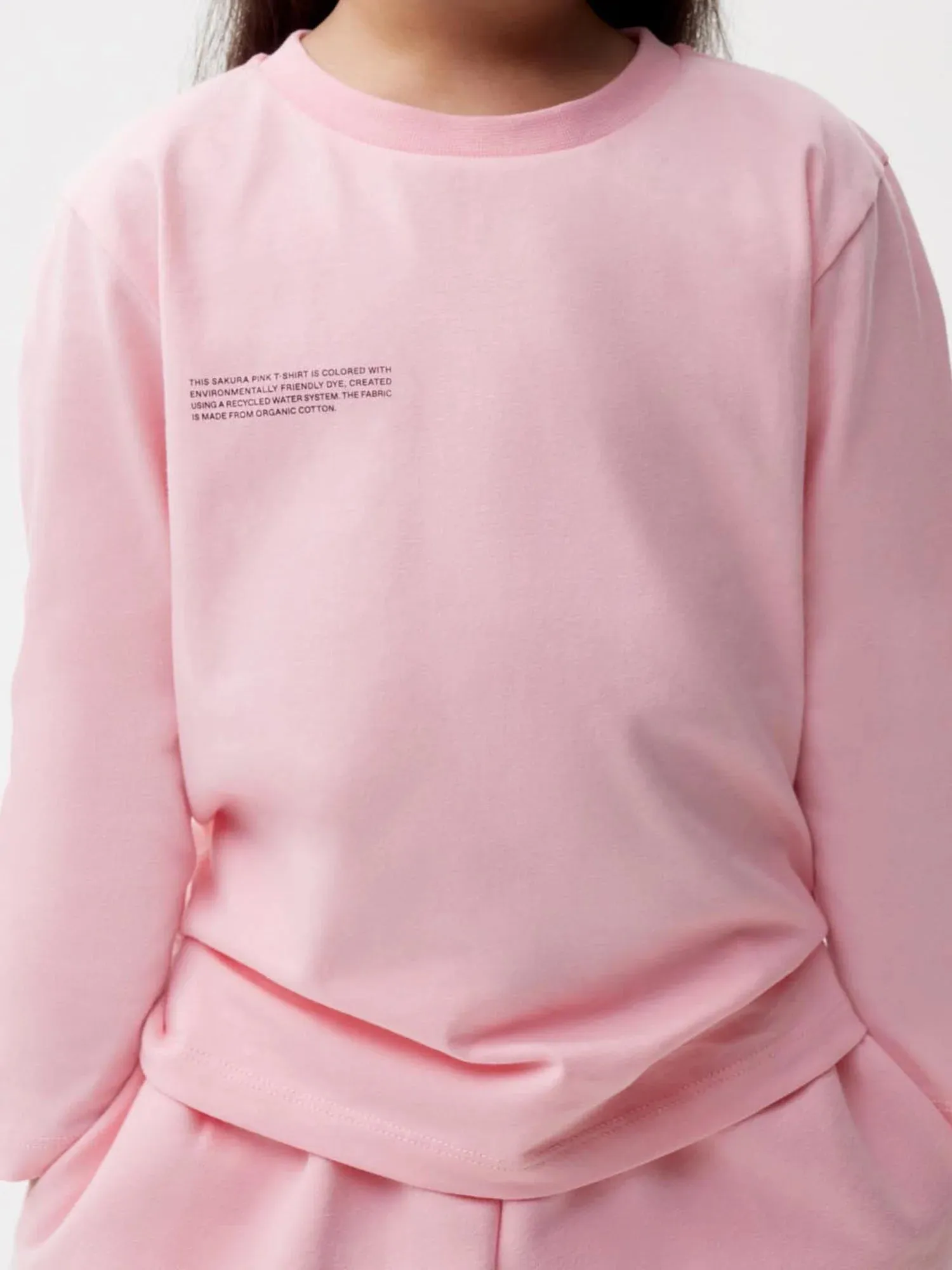 Kids' 365 Long Sleeve T-shirt—sakura pink