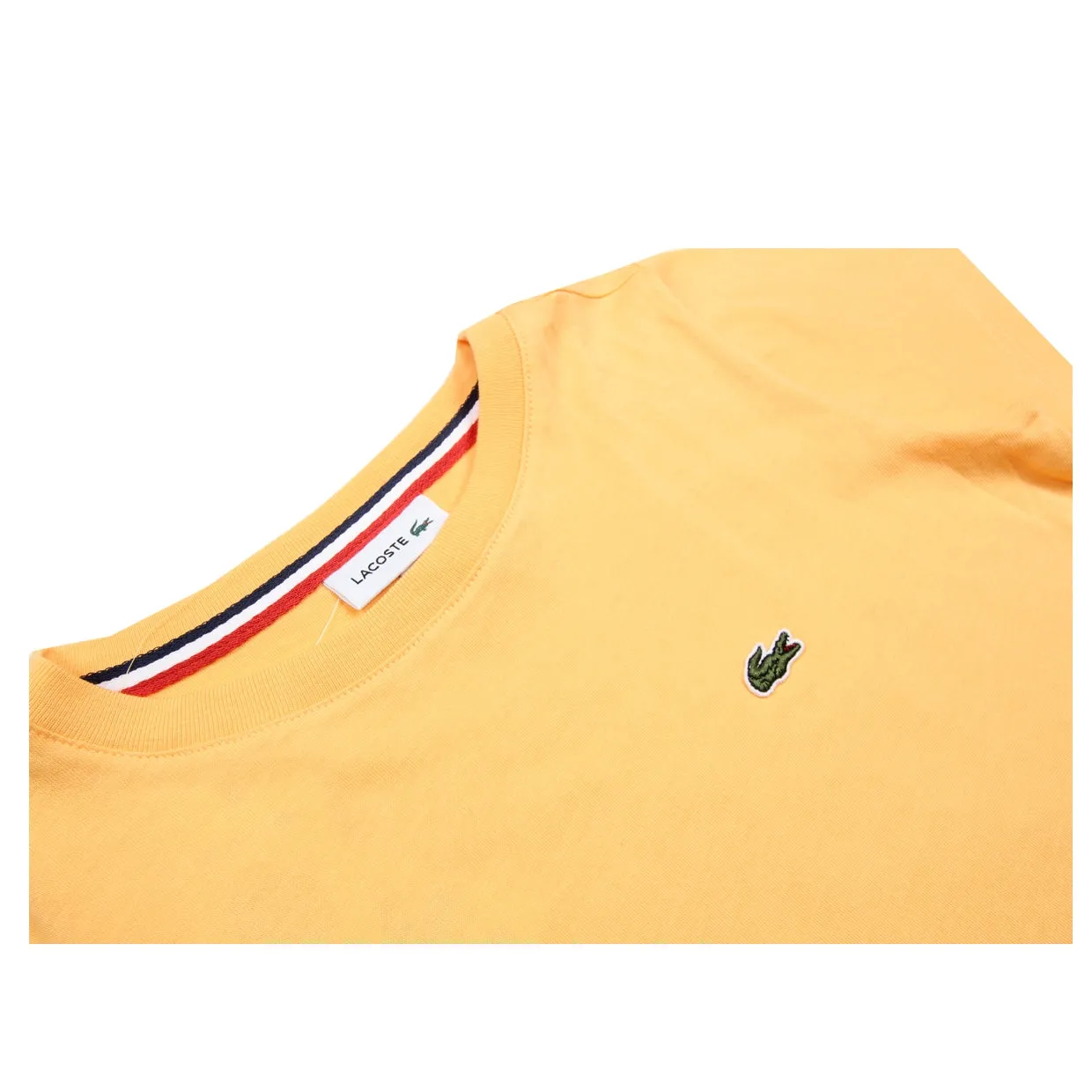 Lacoste Kids Signature Logo Orange T-Shirt