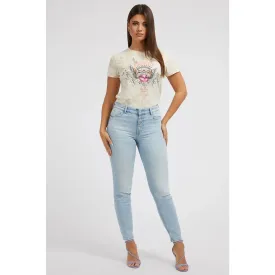 Light Blue Skinny High Rise Jeans