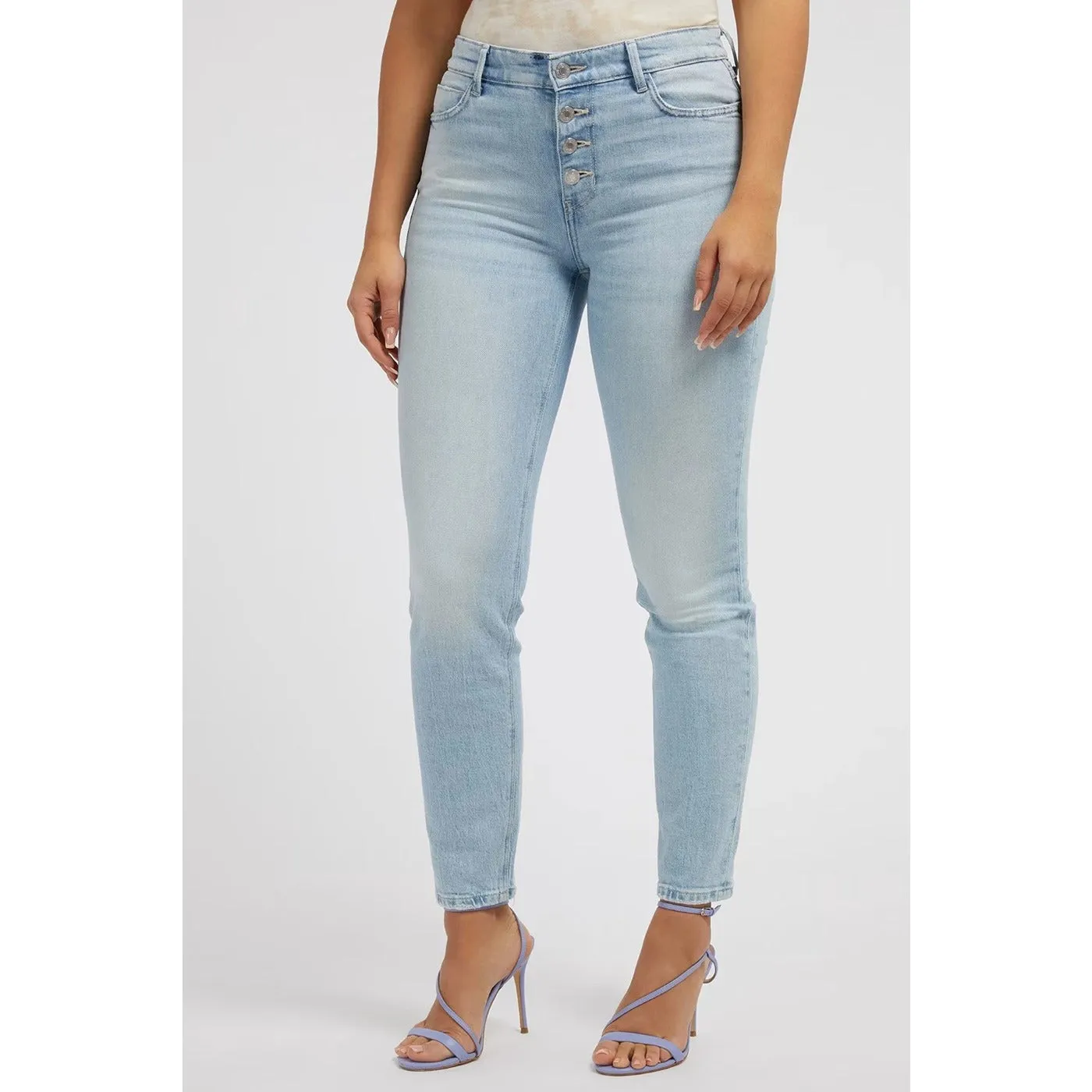 Light Blue Skinny High Rise Jeans