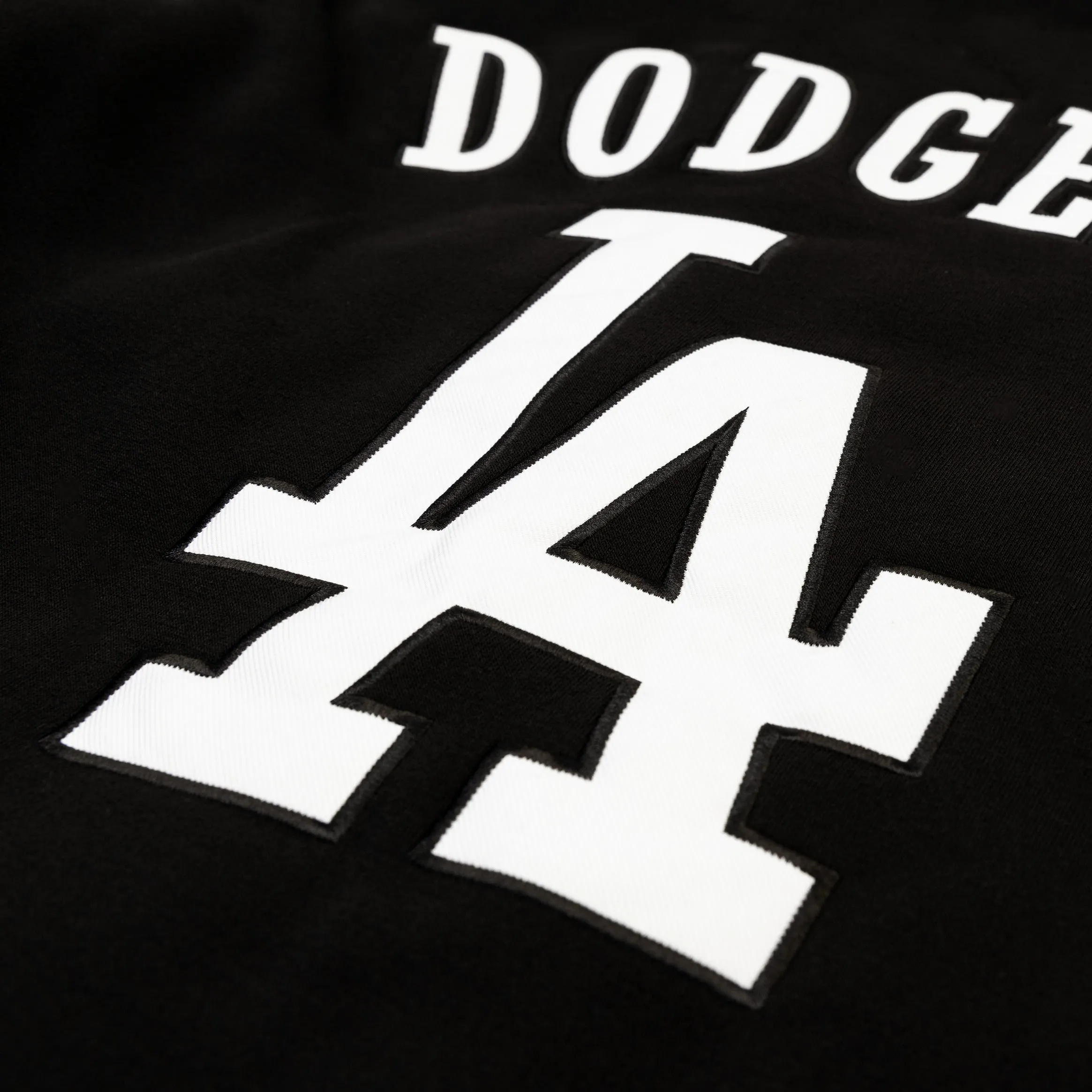 Los Angeles Dodgers Reversible Letterman Mens Jacket (Black/White)