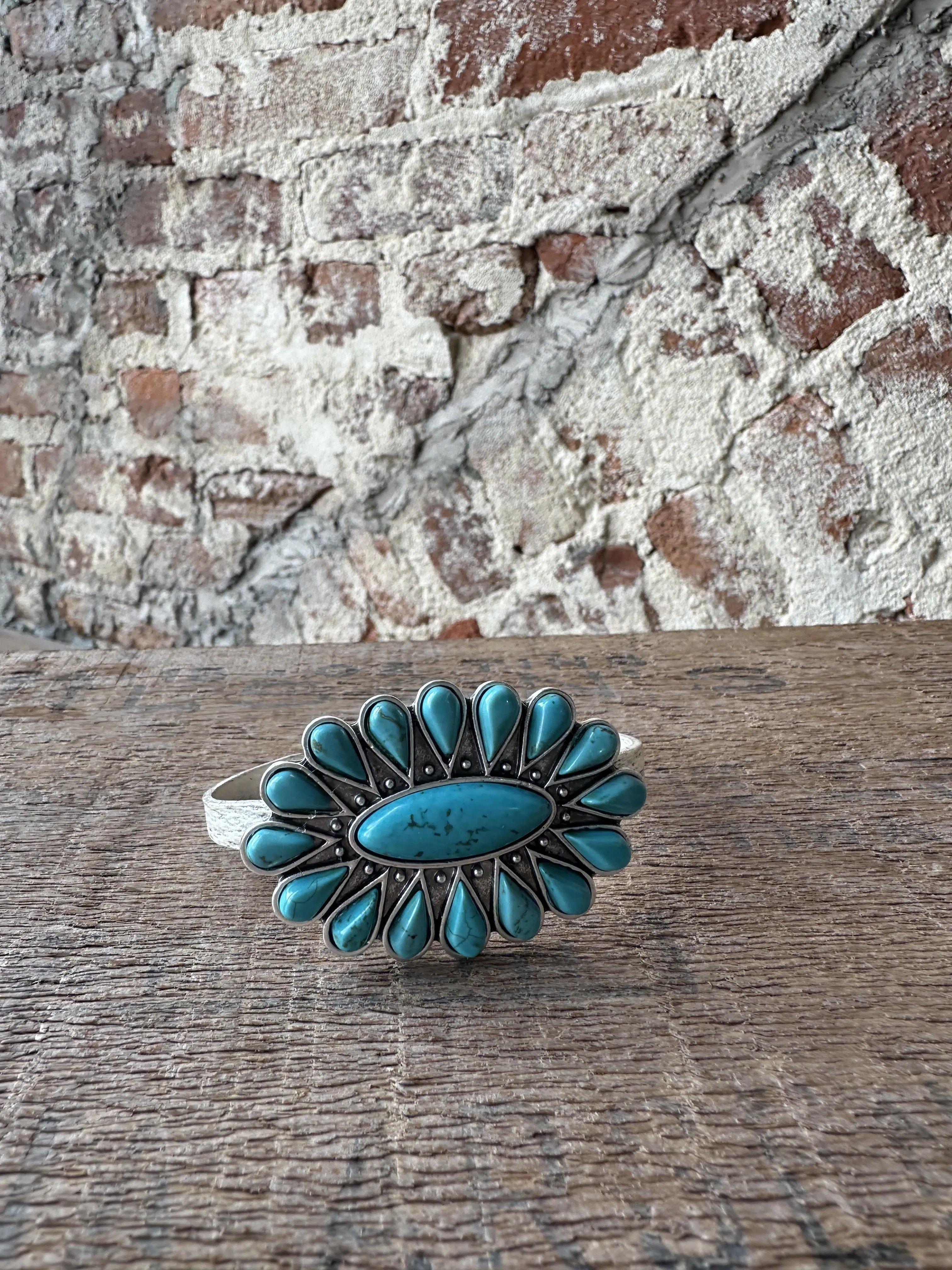 Lydia Turquoise Cuff Bracelet