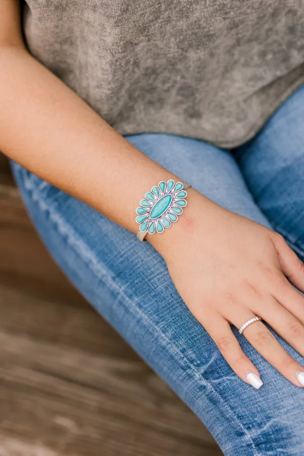 Lydia Turquoise Cuff Bracelet