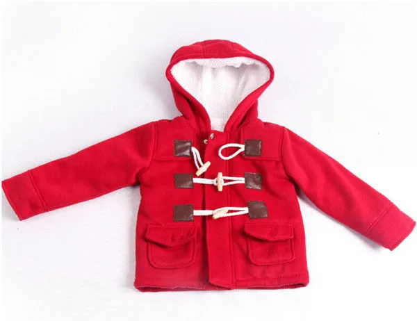 LZH Children Clothes 2017 Autumn Winter Boys Jackets For Boys Coat Kids Warm Wool Outerwear Coat Hooded Baby Boy Jacket Clothing