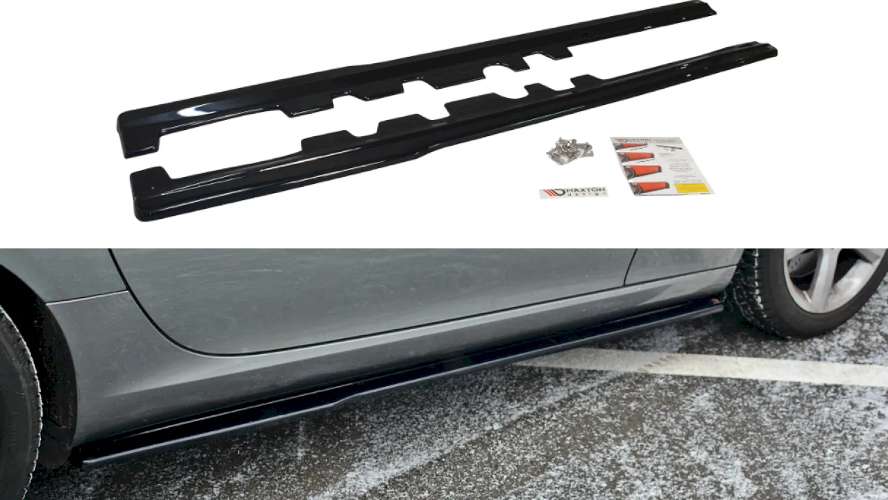 Maxton Design - SIDE SKIRTS SPLITTERS MERCEDES-BENZ SLK R172 STANDARD (2011-2015)